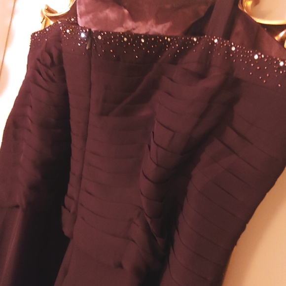 A MERRILY PLUS SIZE 26 GOWN NWT MOTHER OF BRIDE OR GROOM - Picture 1 of 13